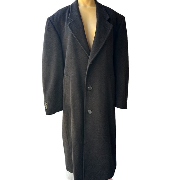 Kasper Coat Cashmere Blend Double Breasted
Overcoat - Picture 10 of 12